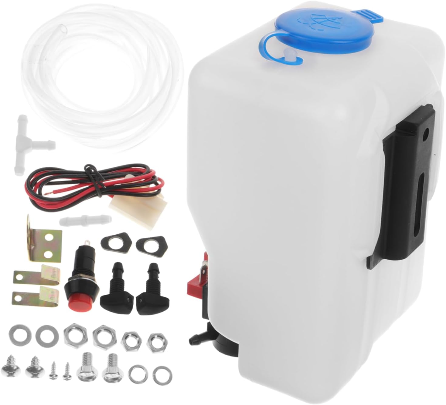 Windshield Washer Reservoir Kit Fluid Tank with Easy Installation for Efficient Cleaning of Automotive Windshields