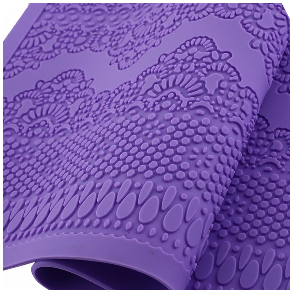 Juego de 5 moldes rectangulares de silicona para tartas de azúcar, para fondant, resistentes al calor, para cocina, horno, chocolate, decoración