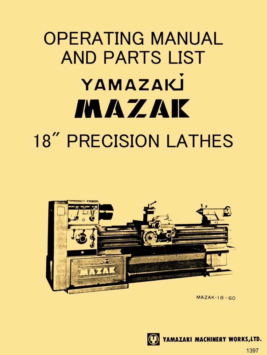 Mazak Hercules Ajax 18" Metal Lathe Owner Operator Parts Wiring Diagram Manual      Plastic Comb – January 1, 1900