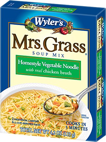 Mrs. Grass Homestyle Vegetable Noodle Soup Mix (24 Ct Pack, 12 Packs Of 2 Packets) #TOP2