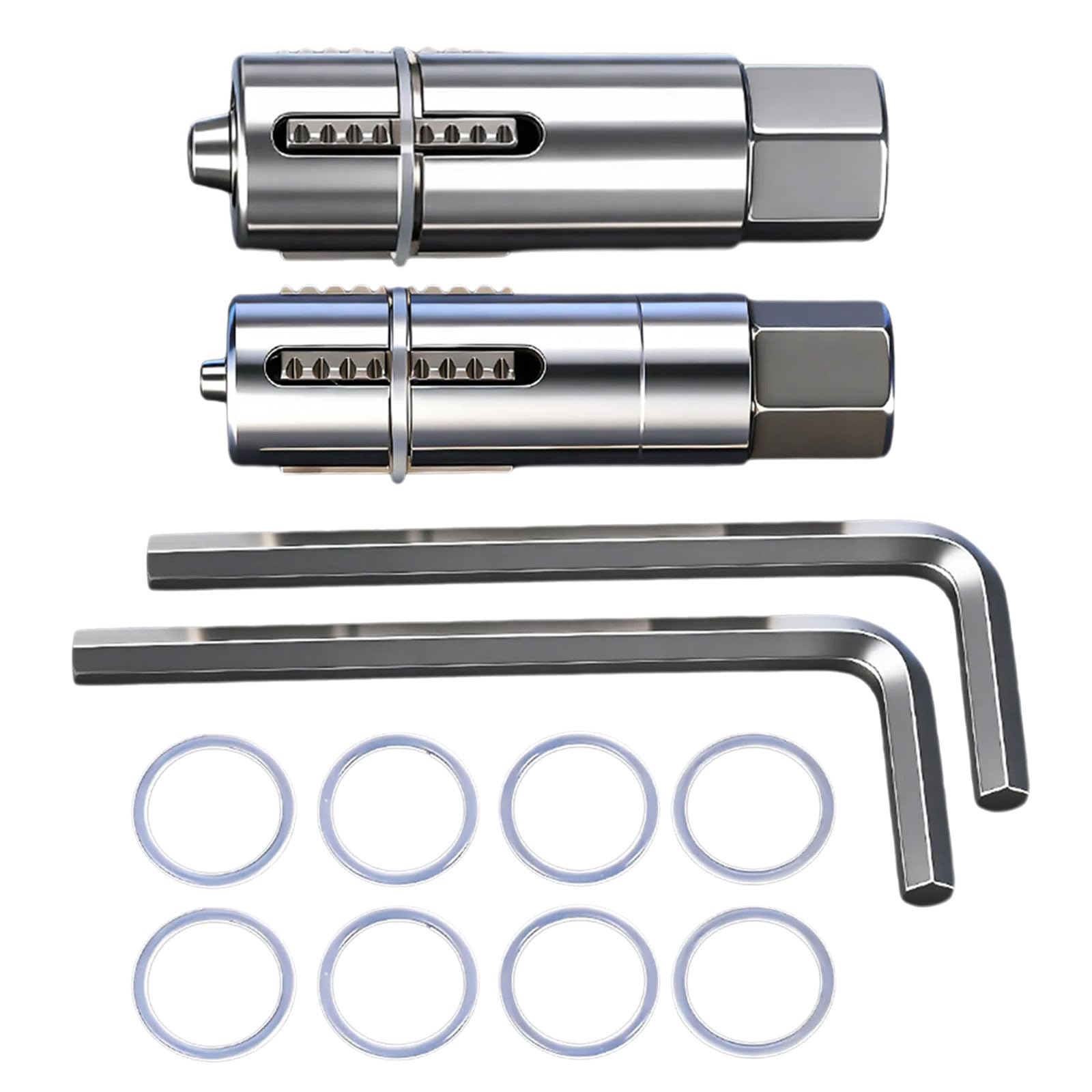 Tsophreniq 2Pcs High Strength Metal Bolt Removal Tool For Damaged Thread In Plumbing Screw Extractor With L Shaped Hexagonal Wrench Rusted Pipe Thread Expunger