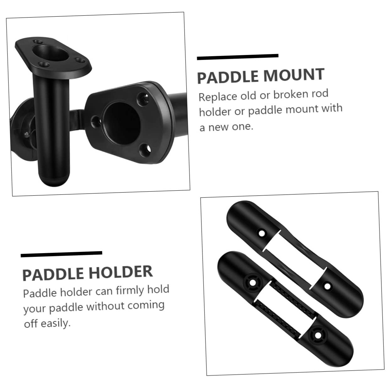 INOOMP 1 Set Staffa di Pesca Supporto per Canna Pesce Strumento del Basamento Accessori per Barche Pesca Accessori per Kayak Canna Pesca Portacanne per Barche Pesca Kayak