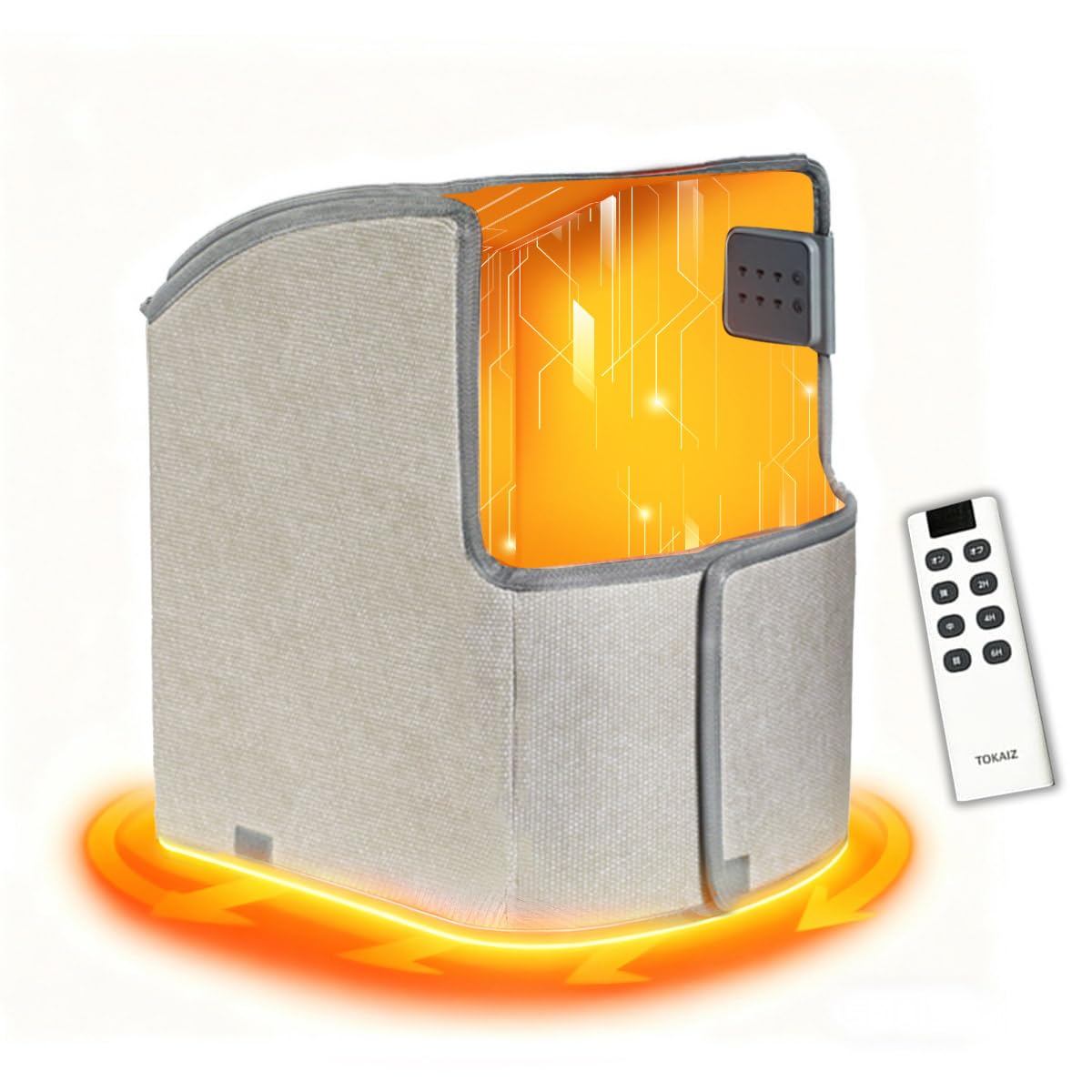 パネルヒーター Amazon | TOKAIZ 【日本初7面発熱】 パネルヒーター 足元 デスク