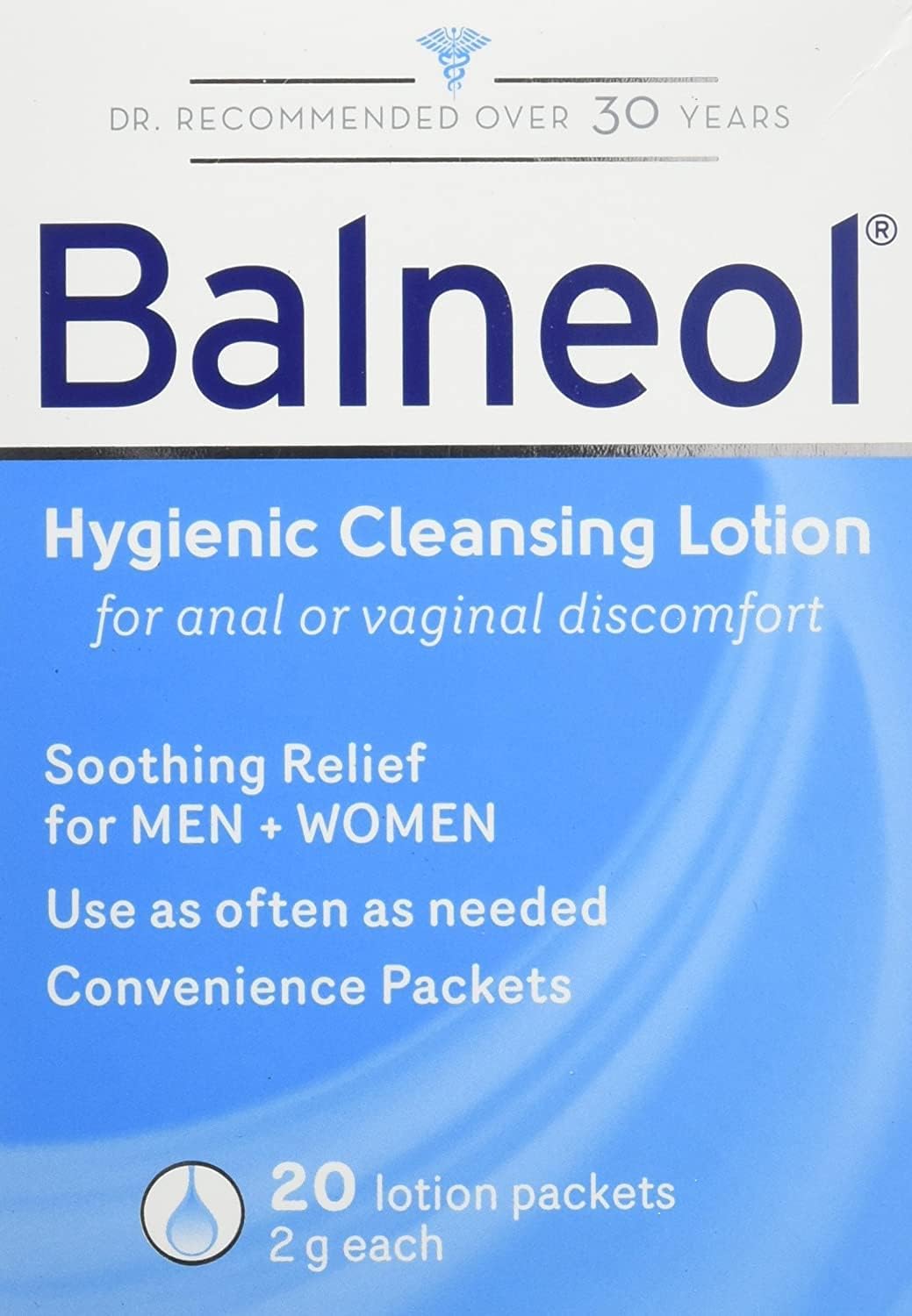 Balneol Hygienic Cleansing Lotion, Convenience Packets 20 Ea