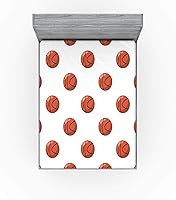 Vista 2 de Sábana Ambesonne bajera, ajustable, multicolor, en colores y tres tamaños