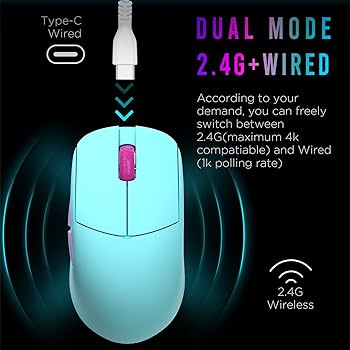 lamzu atlantis mini pro 4k マイアミブルー Amazon.co.jp: Lamzu Atlantis Mini Pro ゲーミングマウス Miami