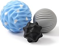 Vista 10 de HODEMI Juego de bolas de masaje de silicona para tejido profundo, 3 piezas, bola de masaje de lacrosse, bolas de masaje manual de silicona