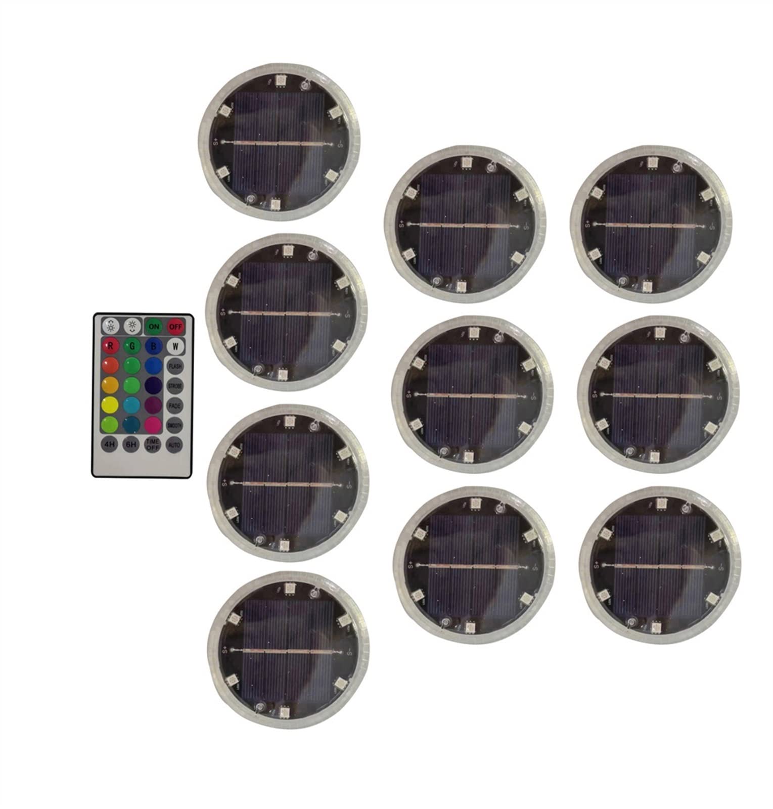 Luz para Piscina Sumergible DIRIGIÓ Luces impermeables RGB Luces de estanque Luz de la piscina submarina con 16 colores, luces de control remoto con tazas de succión e imanes Luces Sumergibles ( Color