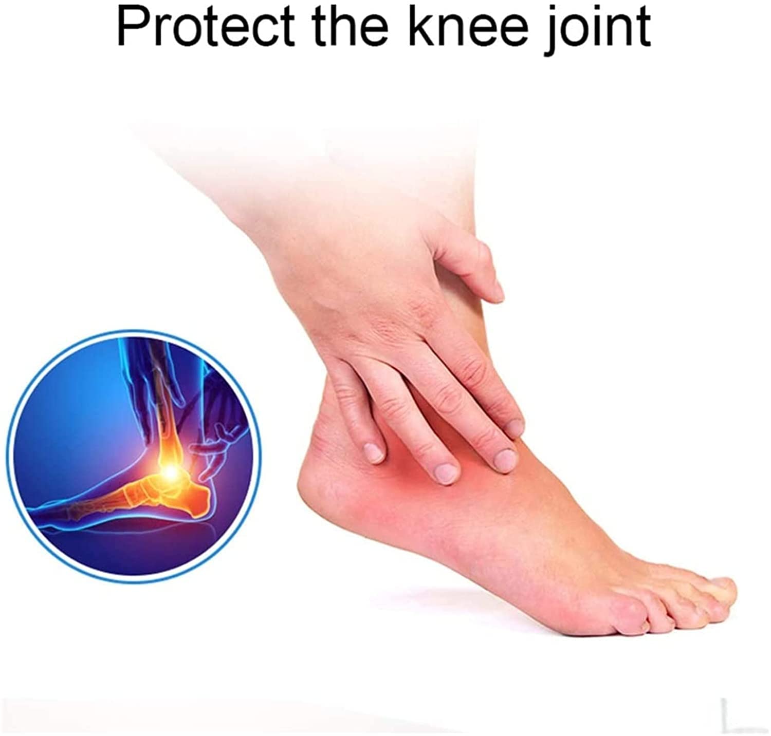 Rodillera transpirable con bisagras, ajustable, con bisagras, soporte de pierna recta, férula de rodilla para esguinces de rodilla, ligamentos, lesión articular, hiperextensión 22.7.27 (blanco