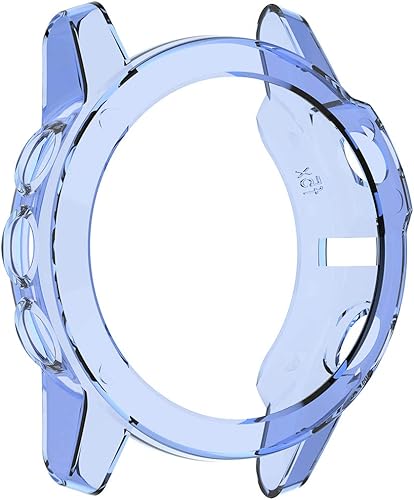 Miniatura 3 de Paquete de 2 fundas de reloj compatibles con Garmin Fenix 5X5X Plus, ultrafinas y suaves de silicona TPU con borde de parachoques, resistente a los