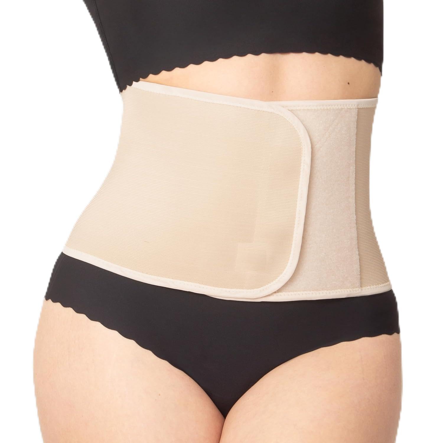 "serveuttam Abdominal Belt After Delivery - Post Pregnecy Abdominal Belt for Back Support | Waist Trainer Pregnency Belt After Delivery C Section | Tummy Tucker for Women Wasit Belt Postpartum Belt (1, Beige, One Size)"