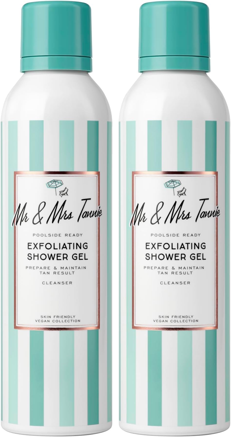 Mr and Mrs Tannie Güneşsiz Bronzlaştırıcı Peeling Etkili Duş Jeli 200ml (2 paketi)