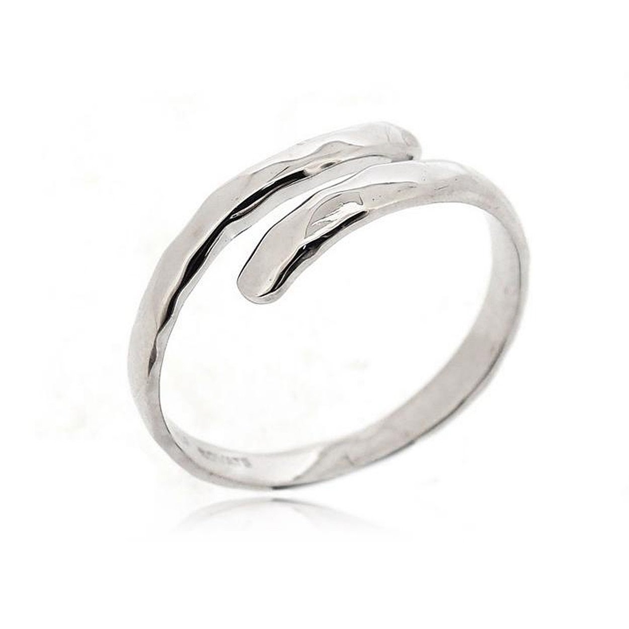 Sovats Hammered Thumb Ring For Women 925 Sterling Silver Rhodium Plated - Simple, Stylish &Trendy Nickel Free Ring