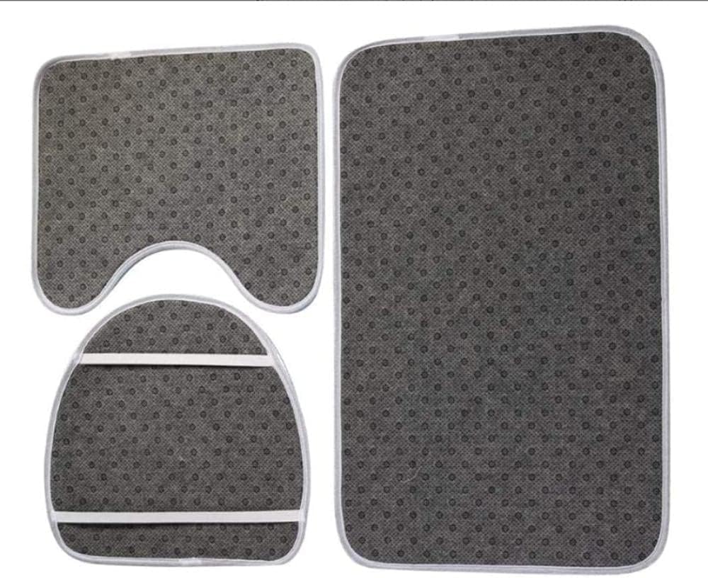3D-Duschvorhang-Set Mit Delfin-Motiv – Wasserdicht, Inkl. Badematte & WC-Sitzbezug