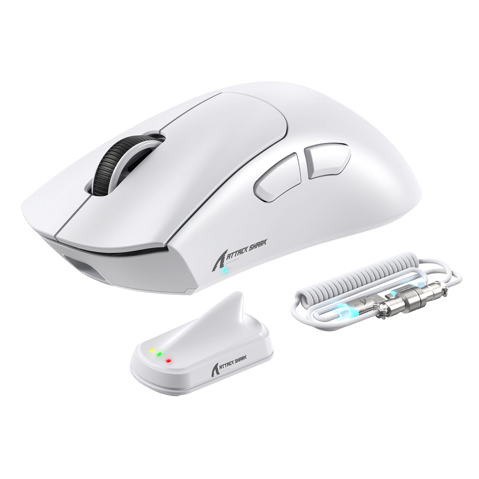マウス・トラックボール ATTACK SHARK V8 Amazon.com: ATTACK SHARK V8 Wireless Gaming Mouse, 59g Lightweight