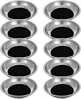 HOMSFOU 10pcs Magician Coin Prop Fitting Trick Supply Cup Pad Xmas