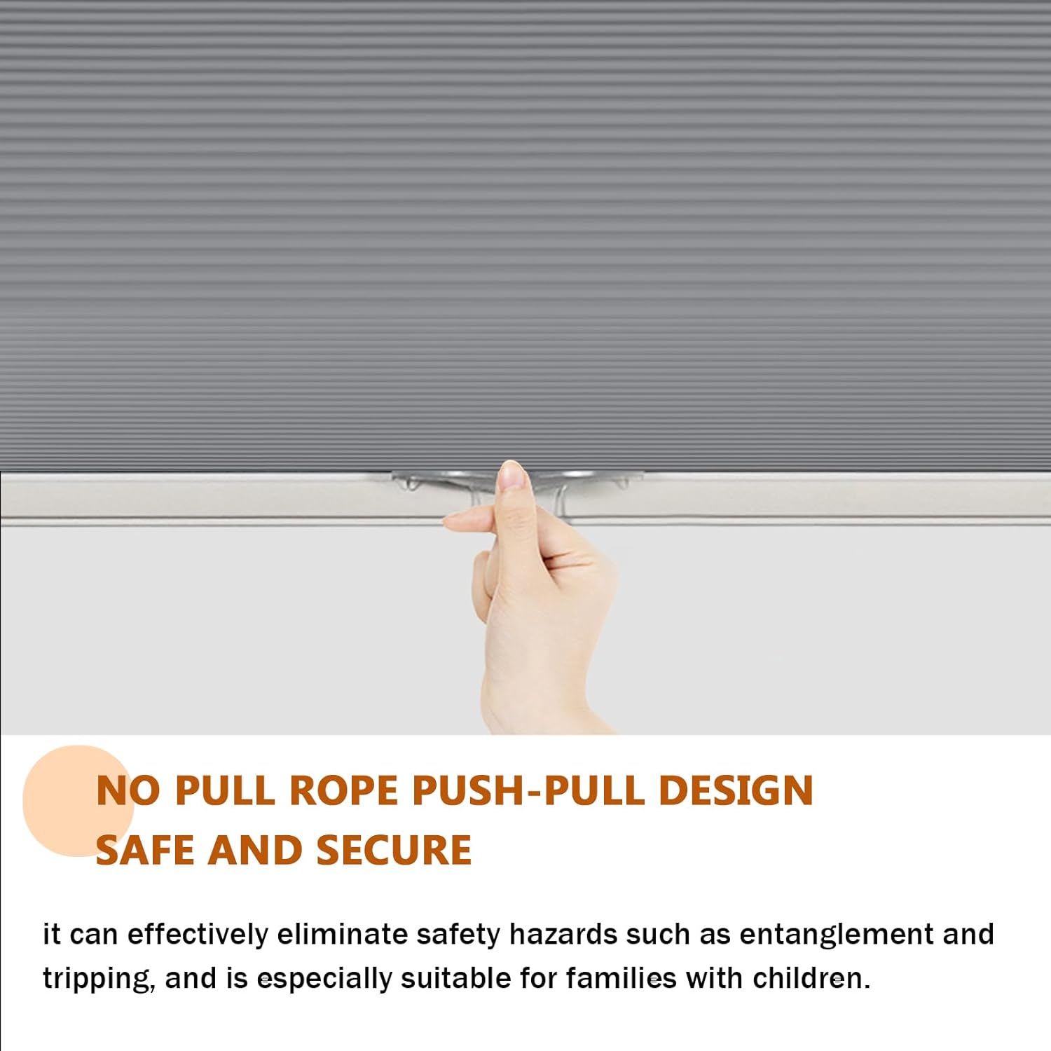 Custom Size 100% Blackout Cordless Cellular Shades & Blinds Honeycomb Blinds Bottom up Waterproof Thermal Insulated Window Shades for Home, Windows and Kitchen (Size:50" W*48" H,Color:C)