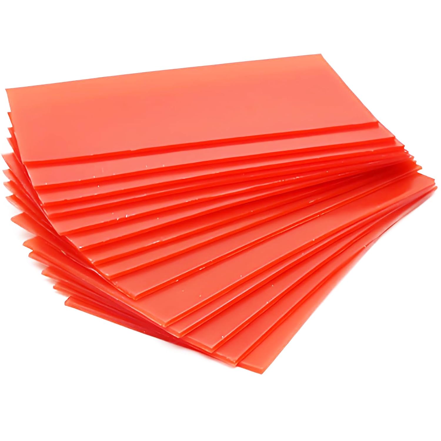 Dental Base Plate Wax 20pcs Red Denture Base Plate Casting Modling Wax Sheet, Dental Denture Materials for Modeling Filling Lab Dentist Auxiliary Material
