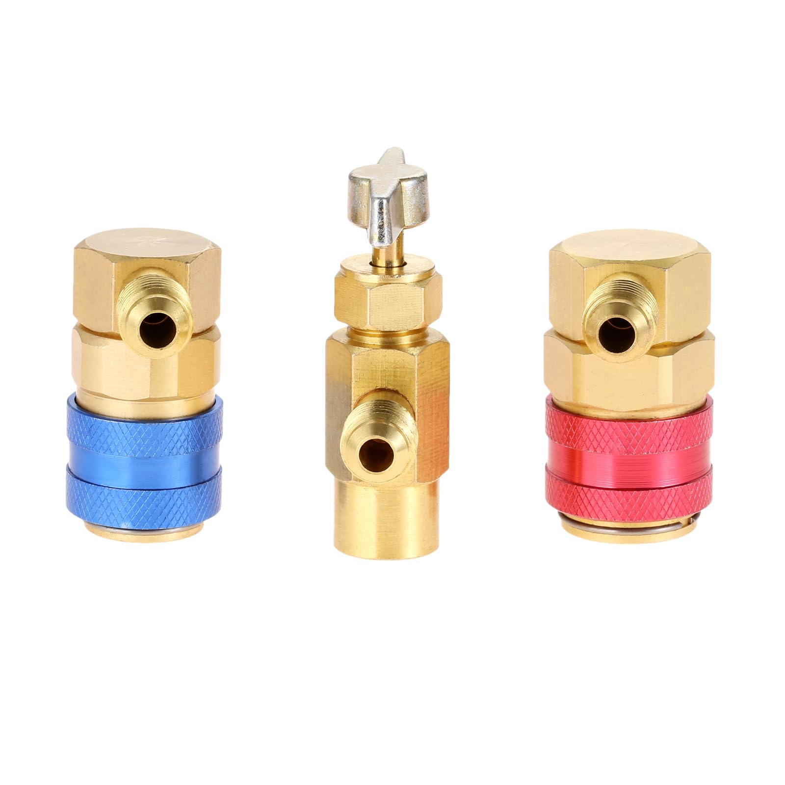Amazon.co.jp: gohantee 冷媒 R134Aタップバルブ サービス缶バルブ 1/4