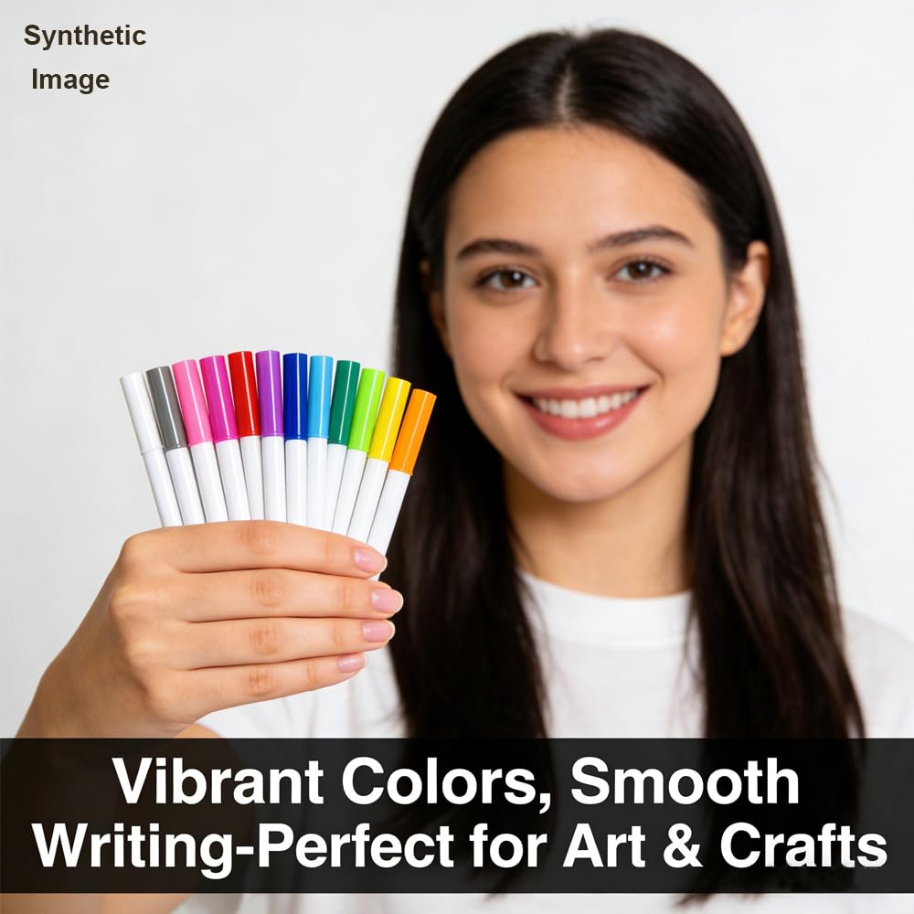 Pennarelli cancellabili a gesso fluorescente, 12 colori neon, per lavagna a LED, set di 2