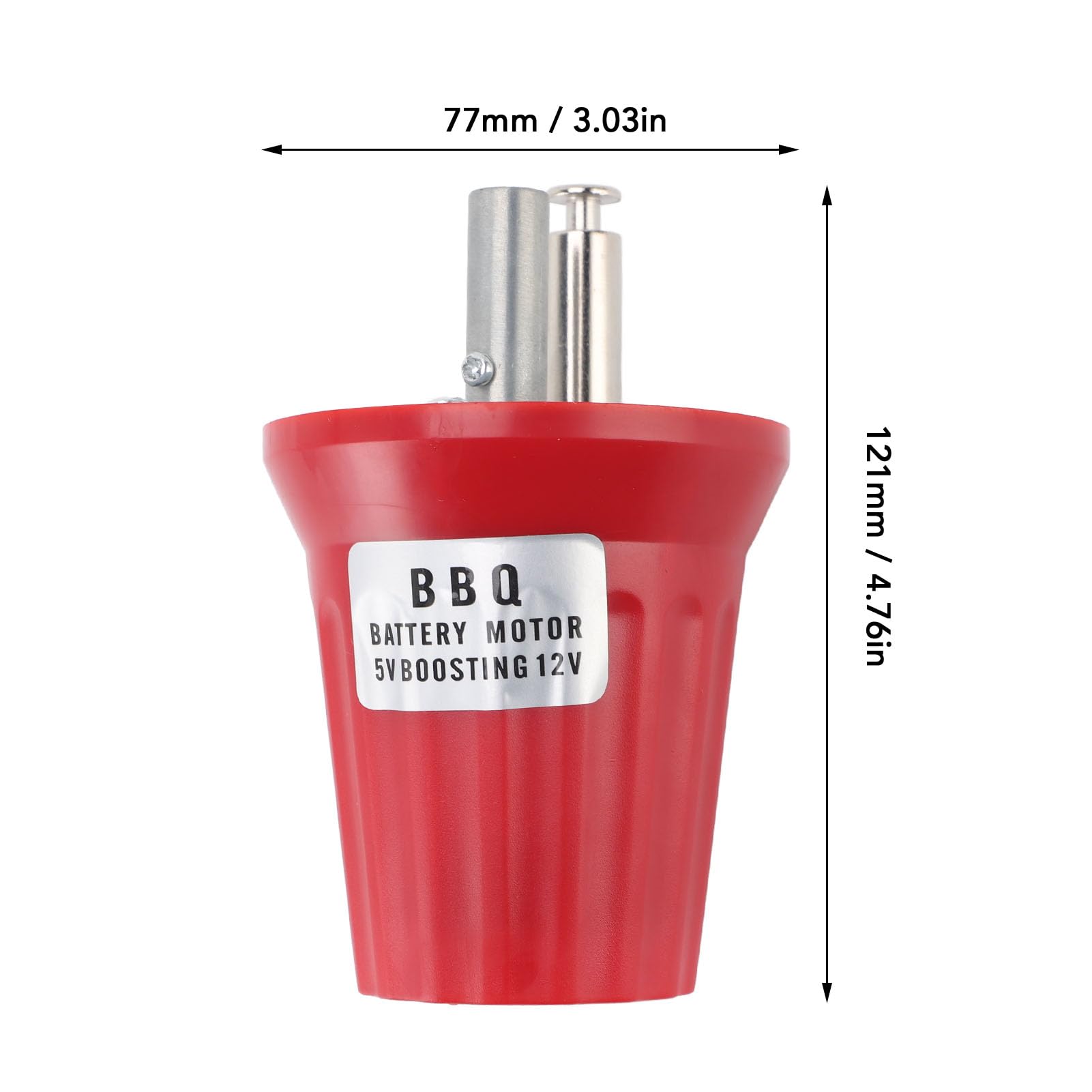 Lybunair USB Powered Barbecue Grill Rotator Motor, Large Torsion, 5V to 12V Electric Boost