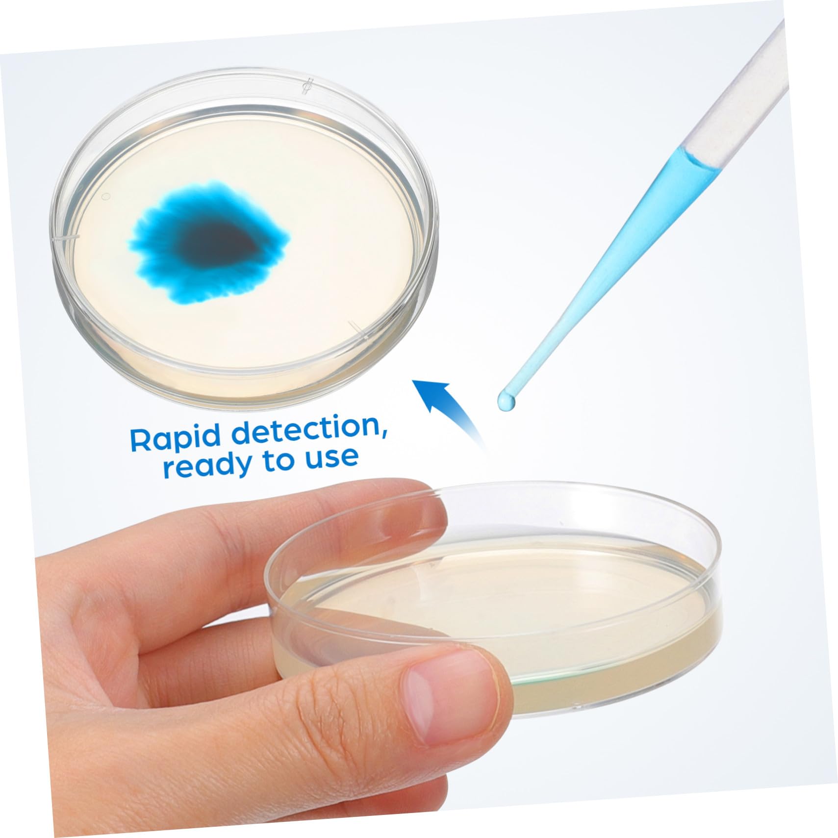 Piastre Petri con Agar Nutriente Precolato 20 Pezzi per Laboratorio | 7cm, Monouso per Ricerca e Scuola, Supporto per Coltura Microbiologica, Formato Pronto All'uso