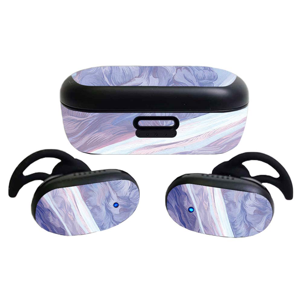 MightySkins Glossy Glitter Skin Compatible with Bose QuietComfort Earbuds (2020)