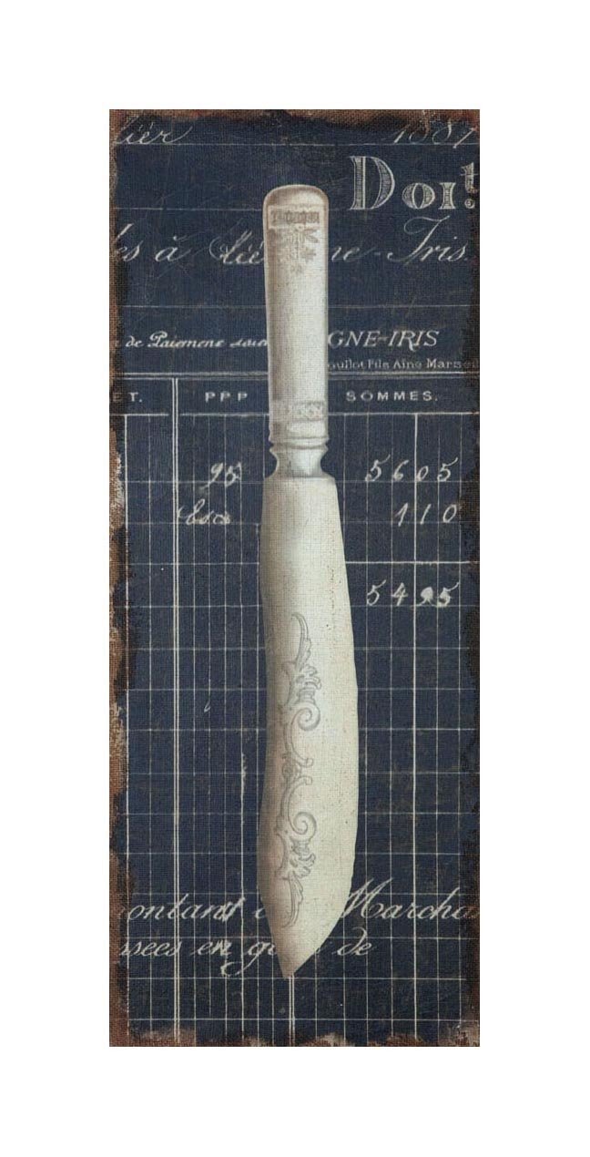Tableau impression sur toile en jute pour salon chaleureux Biscottini style brocante antique