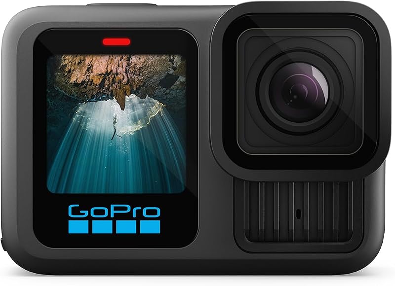 GoPro HERO13 Black - Cámara de acción resistente al agua con vídeo 5.3K60, foto de 27 MP, Creator Edition, compatibilidad con lentes de la serie HB