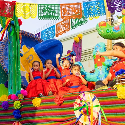 image for Heartome 18 FT Cinco De Mayo Party Decorations, 1 Pack Fiesta Banner w