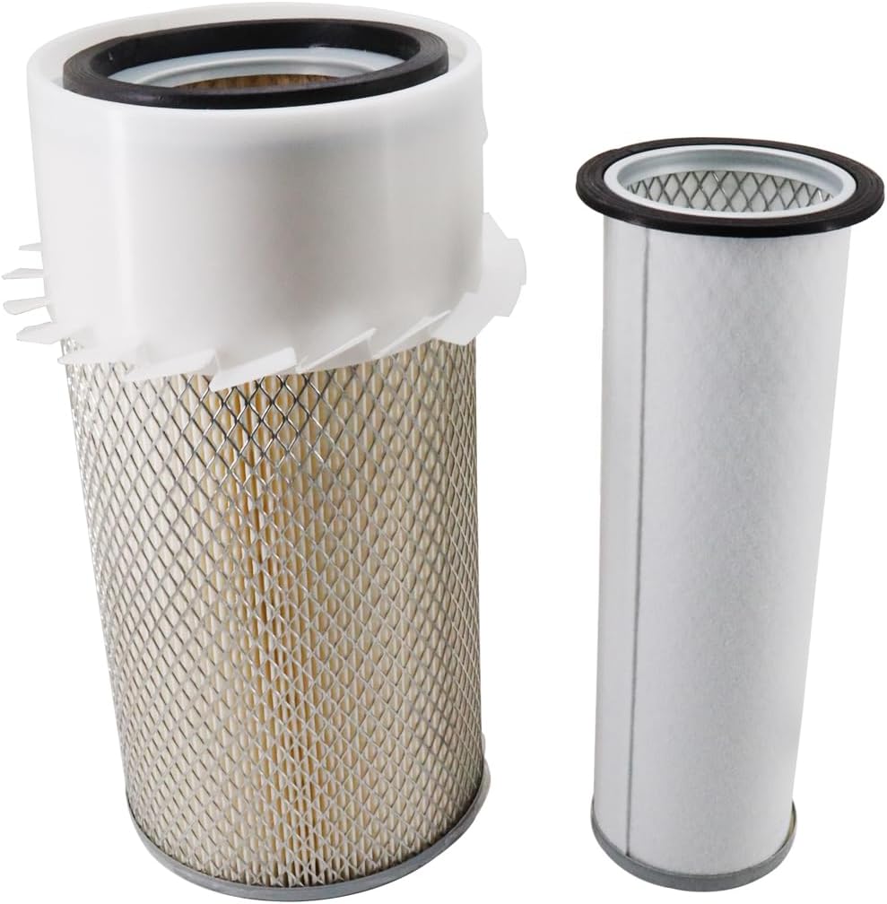 6681474 6681475 Air Filter Replaces P131394 P182054 Compatible with Bobcat Skid Steer 963 S220 S250 S300 S330 Track Loader T250 T300 T320 All-Wheel Steer Loader A300