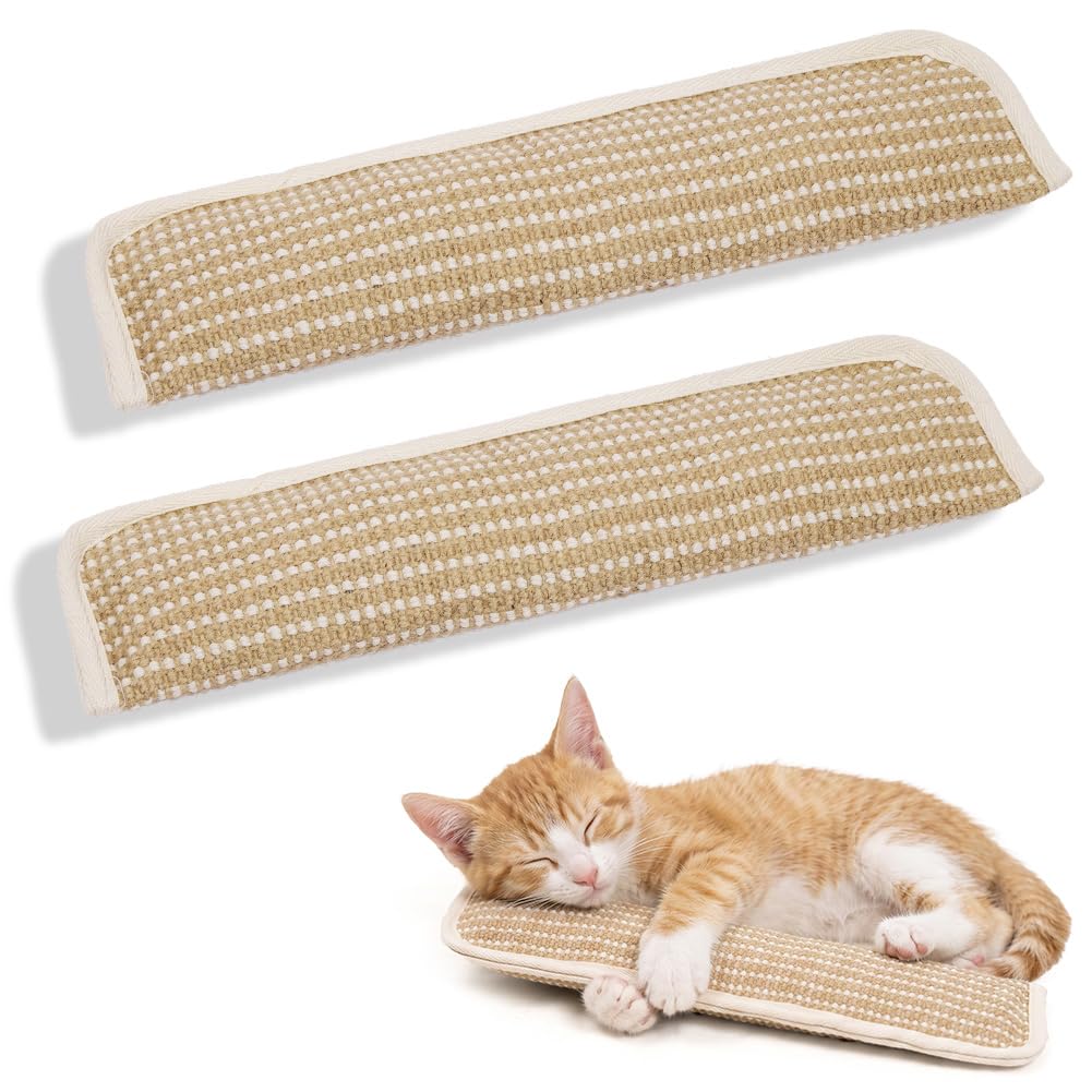 HOTUT 2Pcs Cat Toys Pillows,Soft Sisal Catnip Pillow Toy Kicker,Indoor Kitten Scratching and Kicker Toys,Fun Interactive Chew,for Kittens and the Big Cats Kittens Scratching Playing Chewing Teething