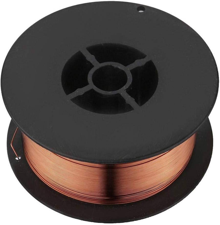 Tool Welding 1KG 0.6mm Solder Wire Coppered Welding Wire Spool Mild Carbon Steel ER70S-6 Core