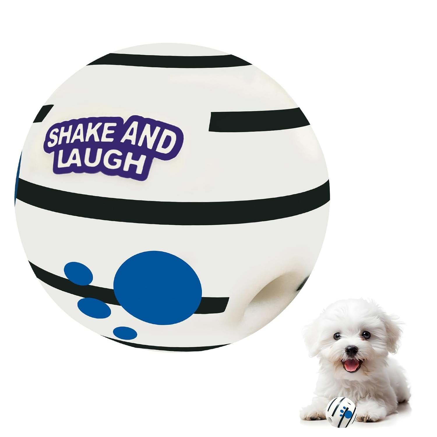 Glow in The Dark Dog Toys Ball Interactive Dog Ball Shaking with Gibbering Sound XS 2 75 in