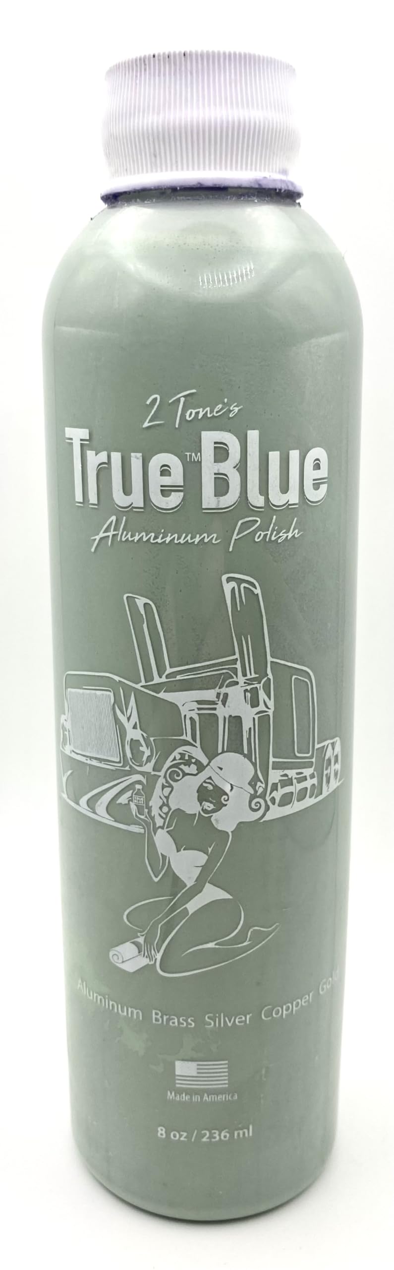 2 Tone's True Blue Aluminum Polish 8oz (2)