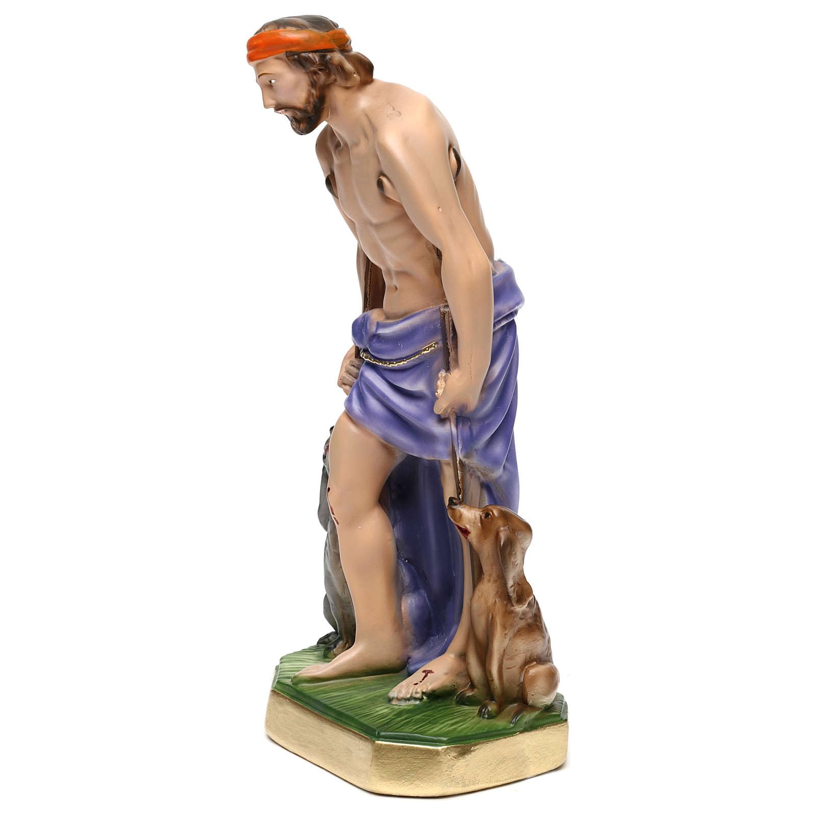 Holyart Statua in gesso San Lazzaro 30 cm
