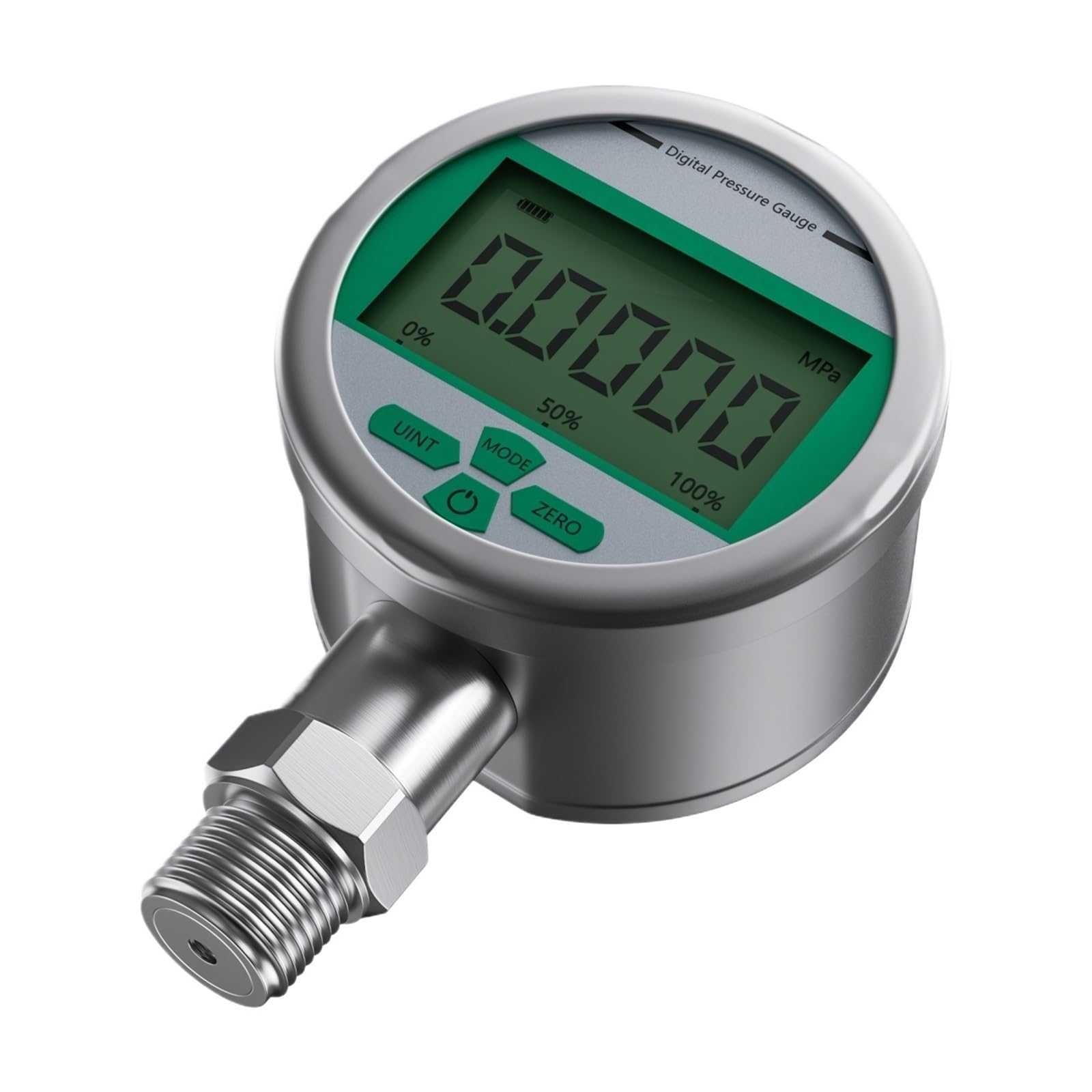 Digitales Manometer, 80 mm Industrie-Manometer, 0,2% Genauigkeit, Luft-Öl-Druck-Flüssigkeitsmesswerkzeug(0-6Mpa)