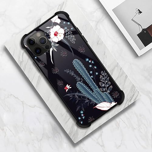 Vista 19 de Funda para iPhone 13 - Nebula Wolf vidrio templado trasero y silicona suave TPU Shock funda protectora Lobo de Nebula.