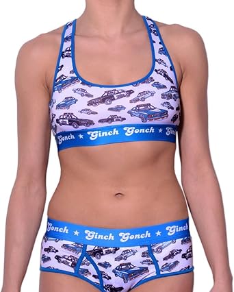 Womens Police Cars Sport Bra