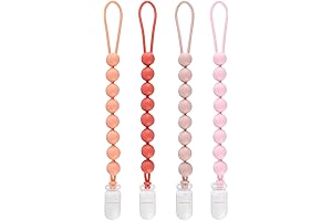 4-Pack Pacifier Clips for Newborn Girls: Ultimate Essentials for Soothing Teething