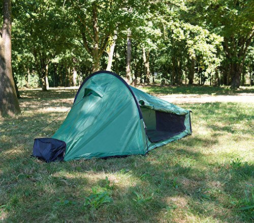 Semptec Urban Survival Technology Ultrakompaktes Rucksack-Tunnelzelt für 1 Person, 1.500 mm Wassersäule – Bild 5