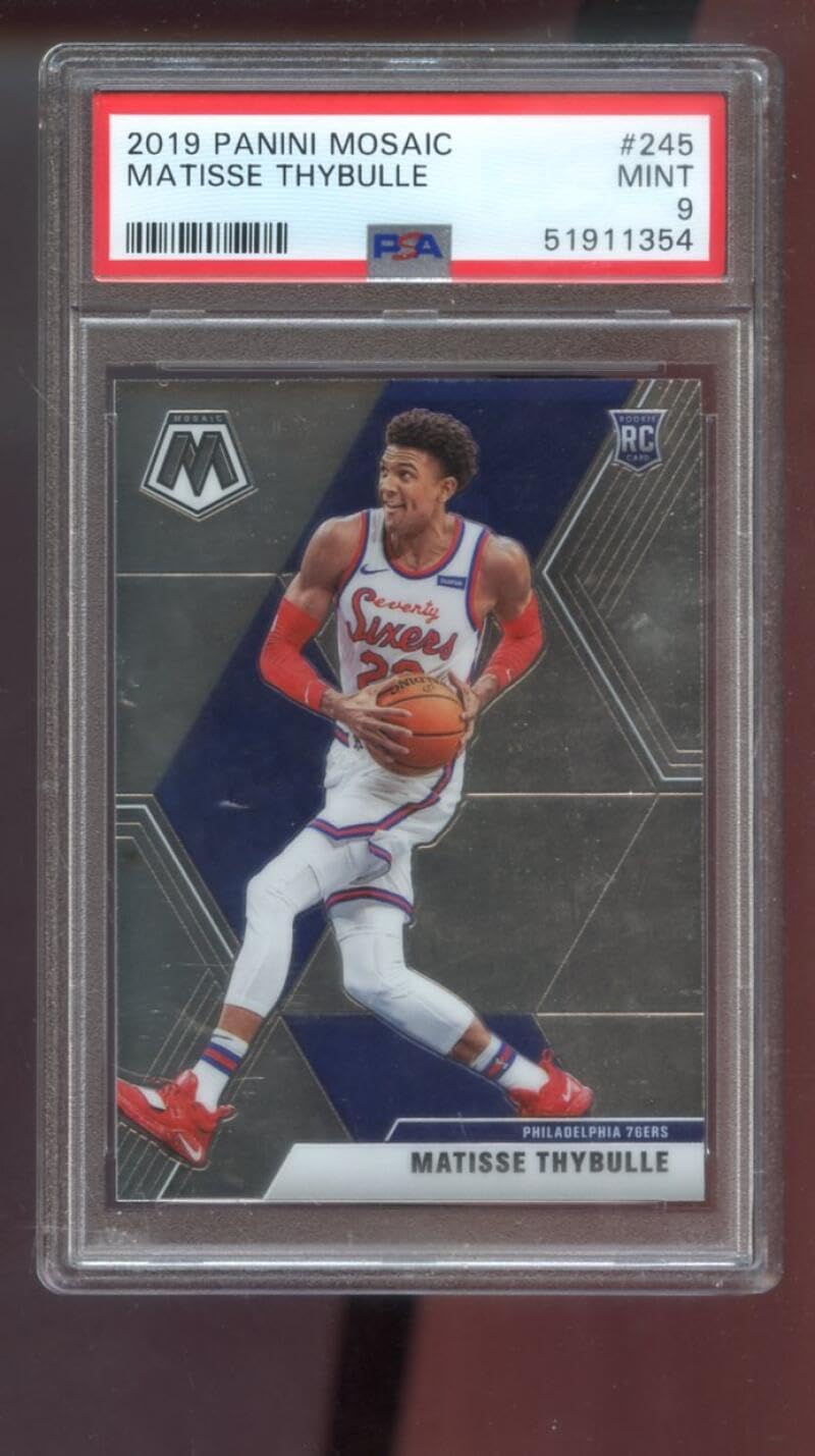 2019-00 Panini Mosaic #245 Matisse Thybulle ROOKIE RC PSA 9 Graded Basketball Card NBA 19-00 2019-2000