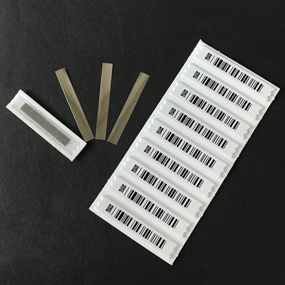 5000 Pieces 58khz Soft Labels EAS Acoustic Magnetic Anti-Theft System Security Label Tags, Anti-Theft Barcode Labels