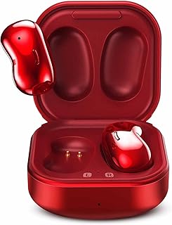 UrbanX Street Buds Live True Wireless Earbud Headphones for Samsung Galaxy S9/S9 Plus/S8/S8 Plus/S10/S10e/S10 Plus/Note 8/Note 9/Note 10/Note 20/A13/A03s/A20/A30/A31/A32/A33/A50/A51/A52/A53/A71 RED