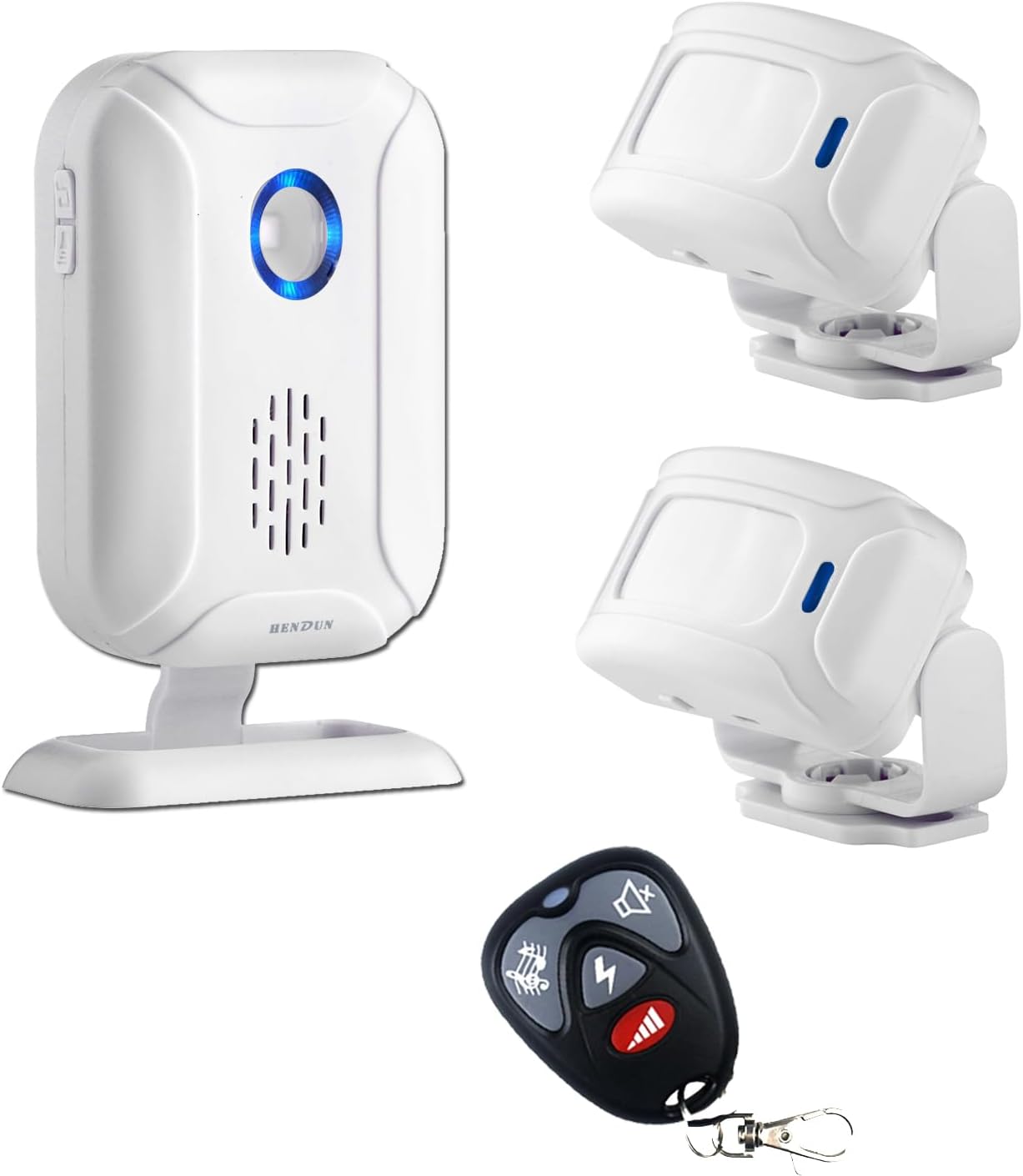 HENDUN Wireless Motion Sensor Door Chime Business Entry Doorbell with 2 Transmitters & 1 Remote