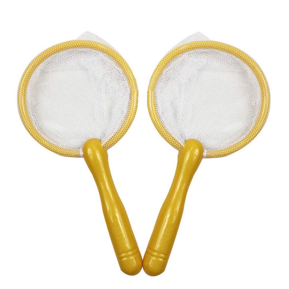 TOYANDONA 10 Pcs Mini Filet de Pêche Petit en Plastique Insecte Attraper Filet de Pêche Net pour Enfants Enfants