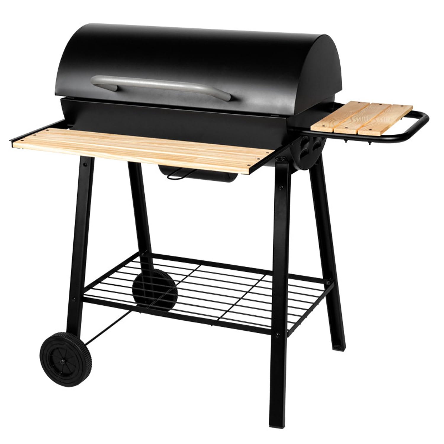 Somagic Grill węglowy z ruchomym wózkiem i półkami