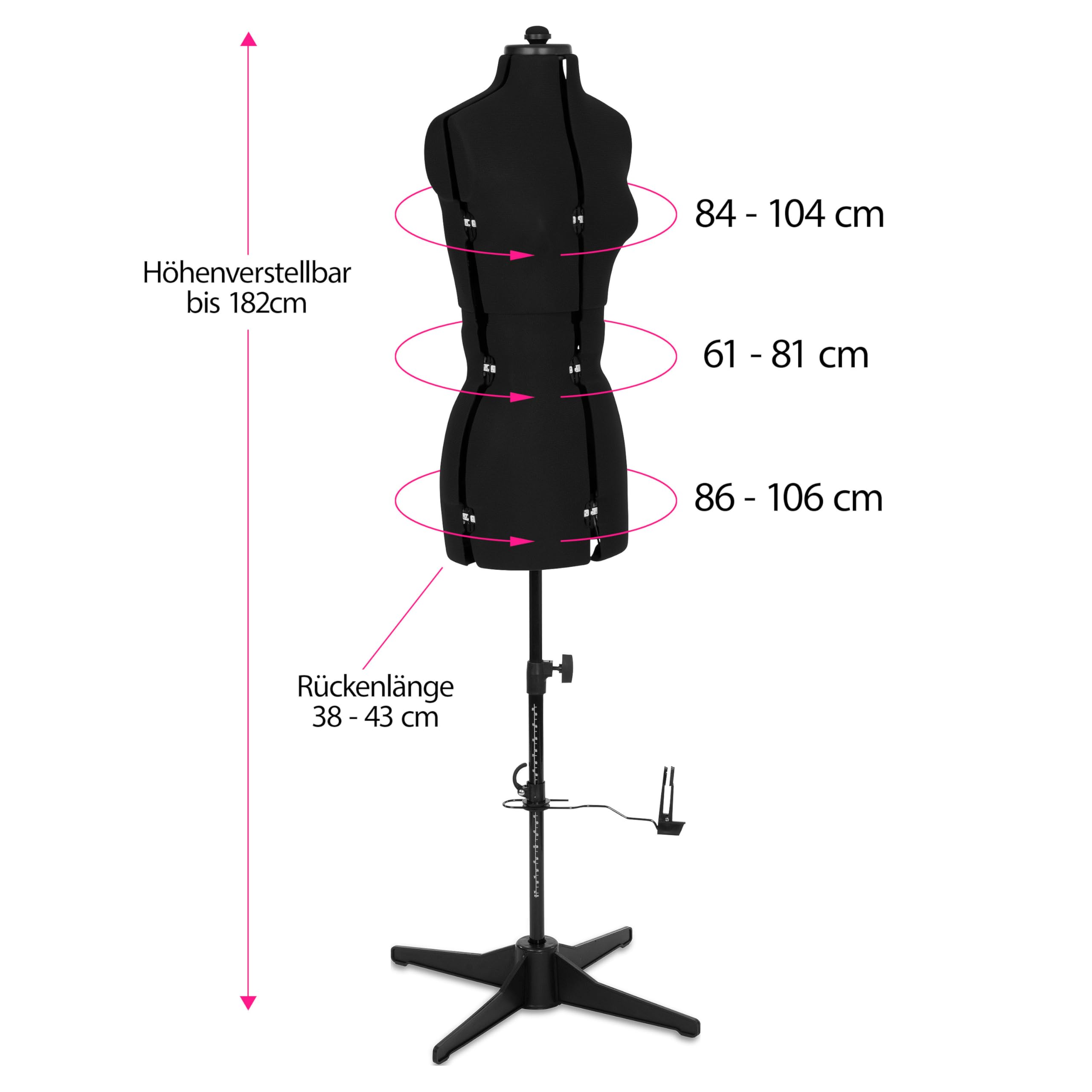 Schneiderpuppe Supa Fit Damen Gr. S (34-42), weiblicher Torso, Büste, verstellbare Drehregler, individuelle Anpassung an Hals, Taille, Brust, Hüfte