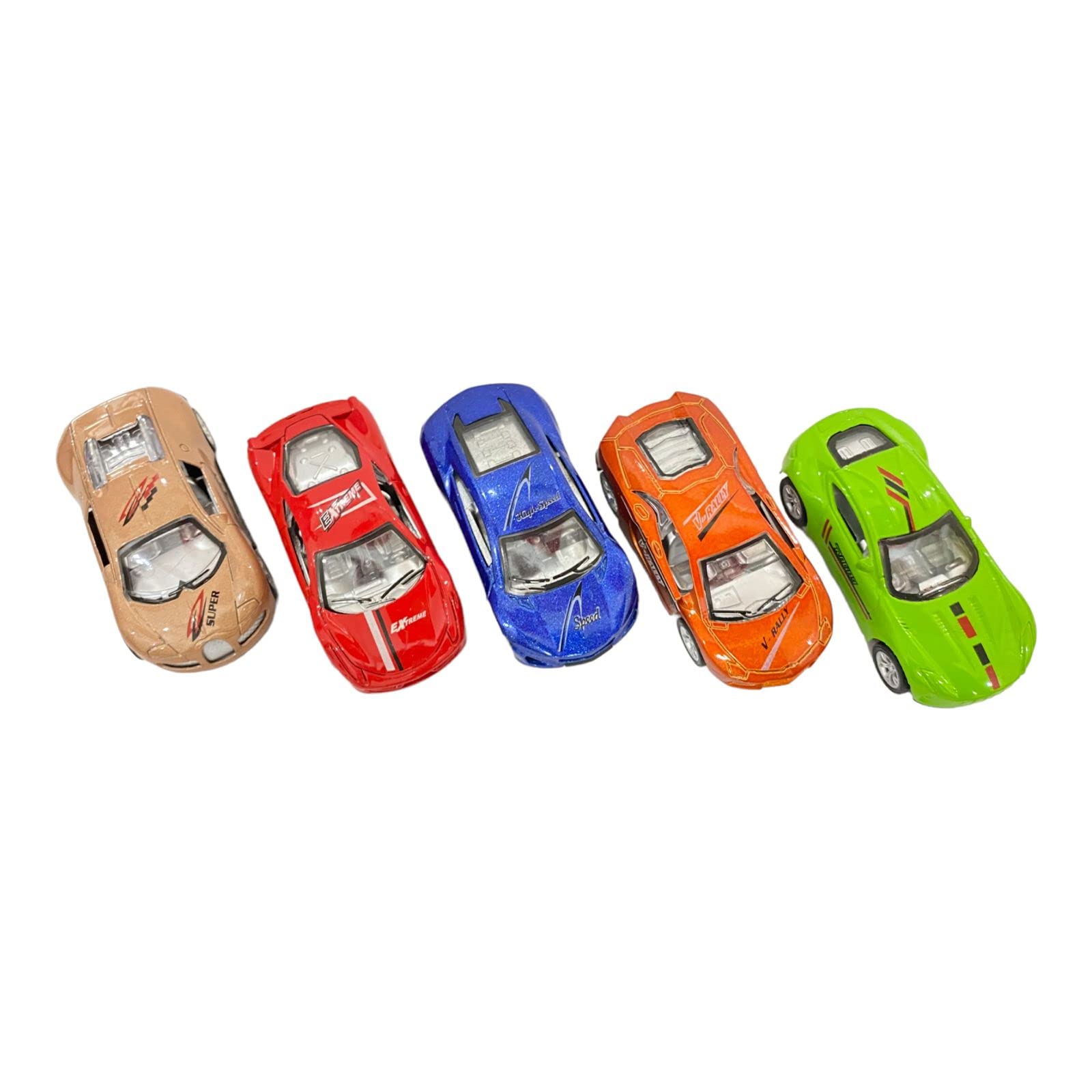 G.FIDEL Vehicles Set of 5 die cast Model Multi Colour Scale 1:64 2