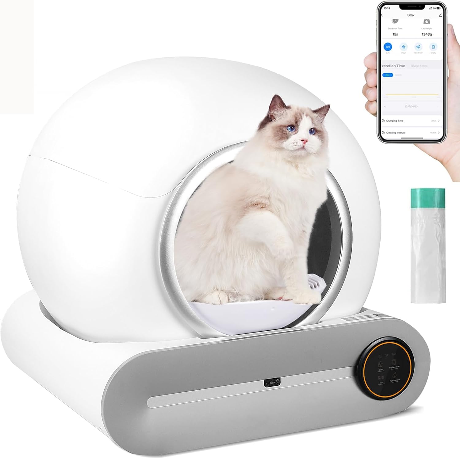 セルフクリーニング猫のリタートレイ、65Lセルフクリーニングトイレ セルフクリーニング猫のリタートレイ、65Lセルフクリーニングトイレ